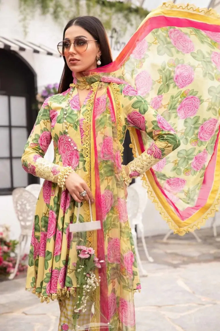 Mariab-M.Prints - Summer’24 Unstitched Suit-Lawn