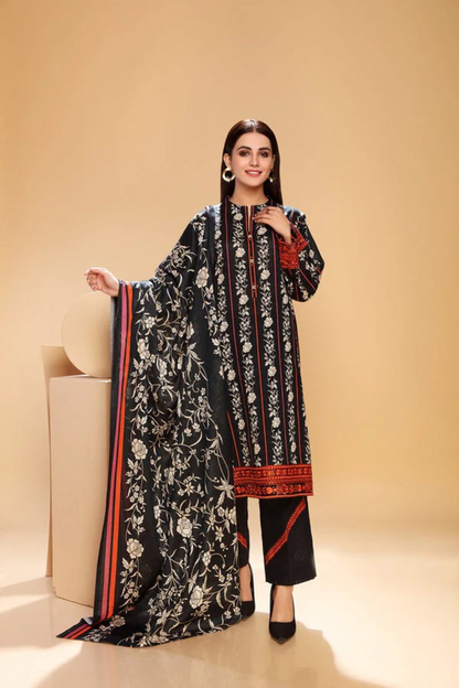 Nishat-3 Piece-Unstitched-Khaddar-2024-Winter Collection