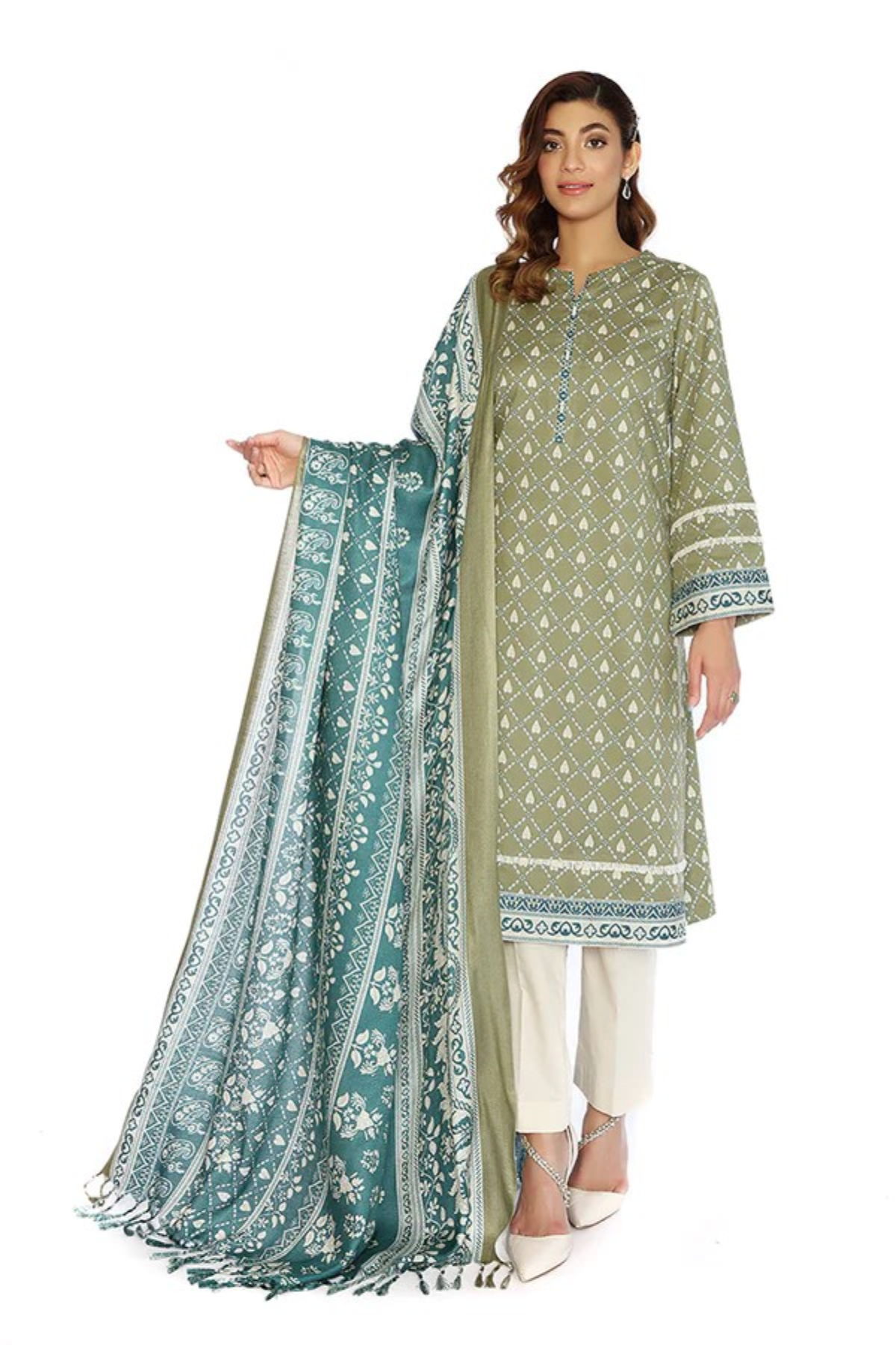 Nishat-3 Piece-Unstitched-Khaddar-2024-Winter Collection