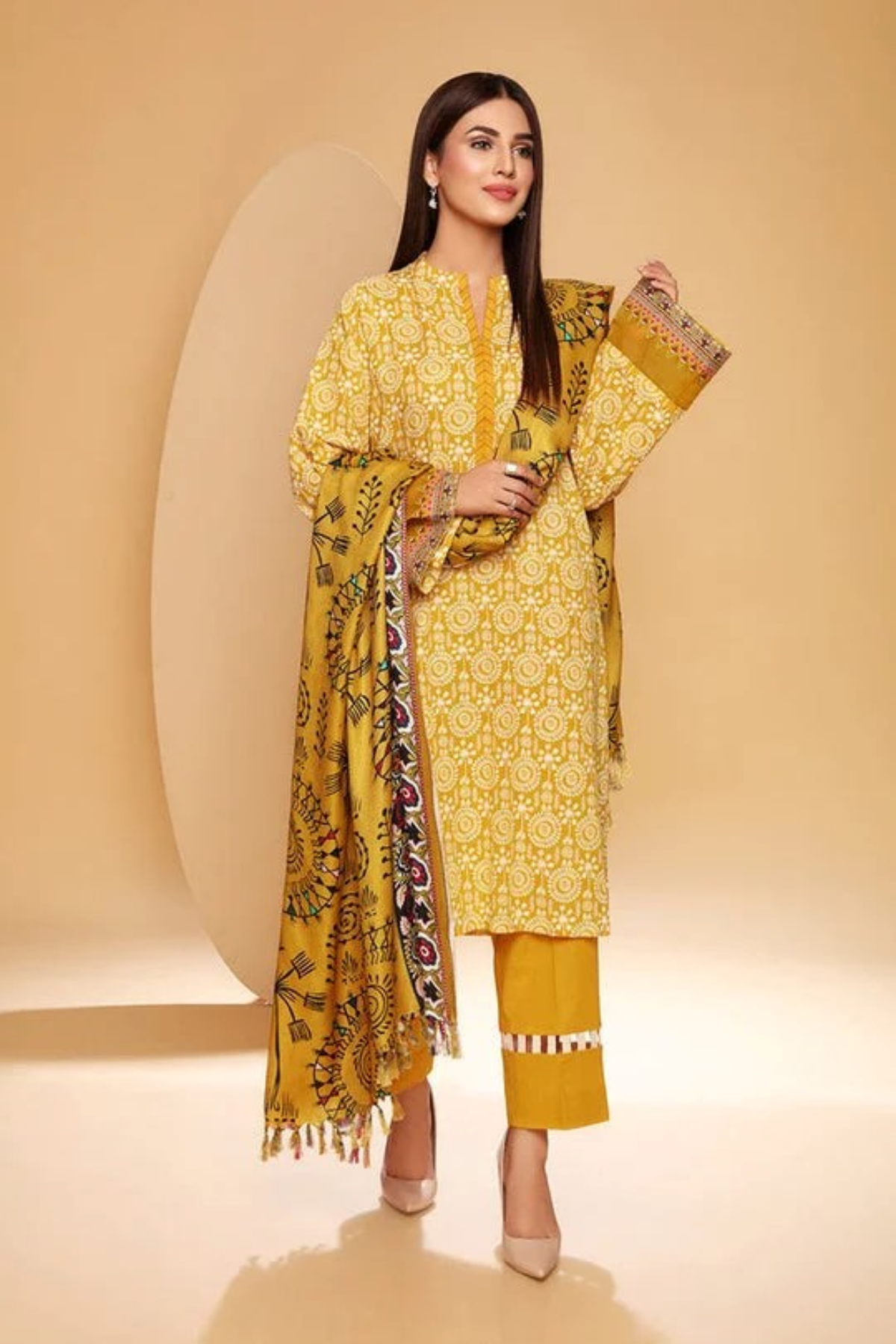 Nishat-3 Piece-Unstitched-Khaddar-2024-Winter Collection