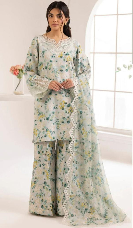 BAROQUE-KHADDAR-2 PIECE-2024 WINTER COLLECTION