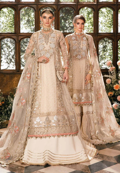 Mbroidered by Maria.B. Embroidered Organza Suit with Embroidered Organza Dupatta